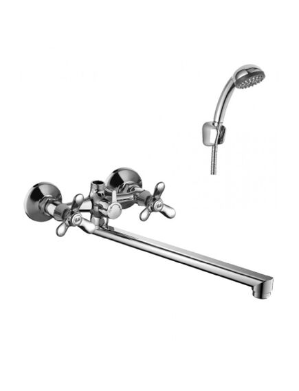 Купить Смеситель Rossinka Q02-80 Хром (q02-80) по цене 5980 руб., в Санкт-Петебруге в интернет магазине 100-Систем, а также дургие товары ROSSINKA из раздела Смесители с длинным изливом и Смесители для ванны и душа