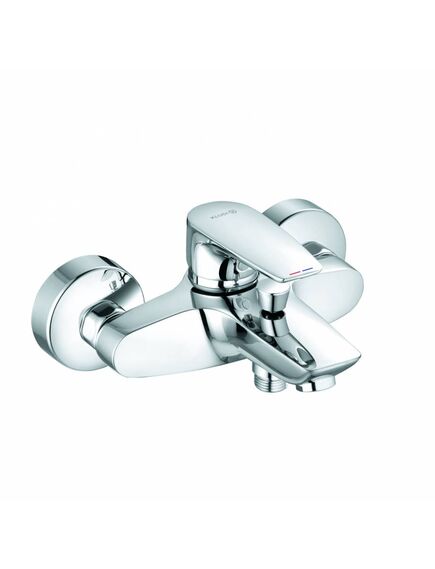 Купить KLUDI PURE&SOLID Однорычажный смеситель для ванны и душа, арт. 346810575 (346810575) по цене 16020 руб., в Санкт-Петебруге в интернет магазине 100-Систем, а также дургие товары Kludi из раздела Смесители с коротким изливом и Смесители для ванны и душа