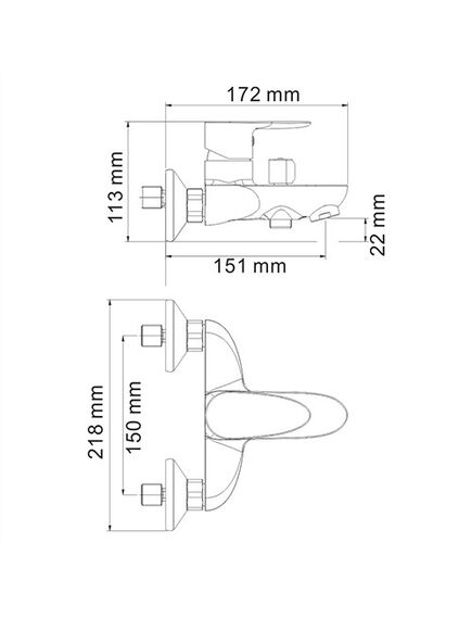 Купить Смеситель WasserKRAFT Leine для ванны 3501 (3501) по цене 10110 руб., в Санкт-Петебруге в интернет магазине 100-Систем, а также дургие товары WasserKRAFT из раздела Смесители с коротким изливом и Смесители для ванны и душа