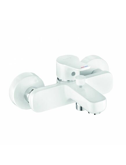 Купить KLUDI PURE&EASY Однорычажный смеситель для ванны и душа, арт. 376819165 (376819165) по цене 23860 руб., в Санкт-Петебруге в интернет магазине 100-Систем, а также дургие товары Kludi из раздела Смесители с коротким изливом и Смесители для ванны и душа