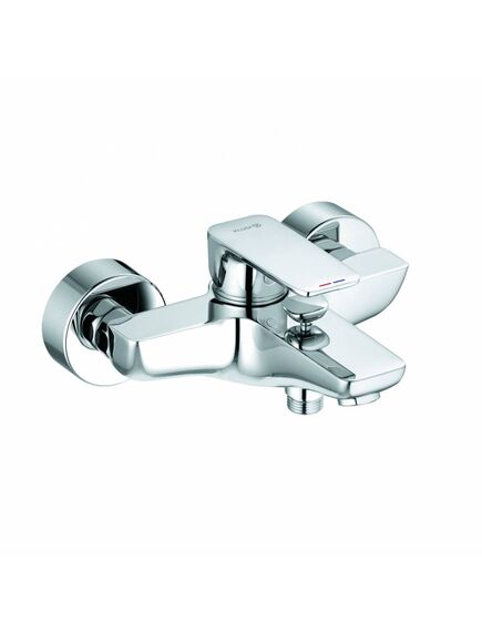 Купить KLUDI PURE&STYLE Однорычажный смеситель для ванны и душа, арт. 406810575 (406810575) по цене 27910 руб., в Санкт-Петебруге в интернет магазине 100-Систем, а также дургие товары Kludi из раздела Смесители с коротким изливом и Смесители для ванны и душа