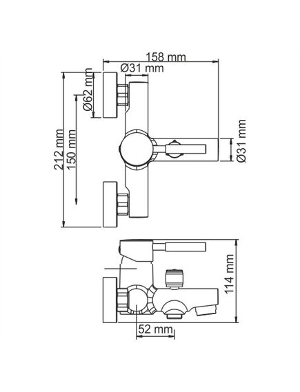 Купить Смеситель WasserKRAFT Main для ванны 4101 (4101) по цене 17330 руб., в Санкт-Петебруге в интернет магазине 100-Систем, а также дургие товары WasserKRAFT из раздела Смесители с коротким изливом и Смесители для ванны и душа