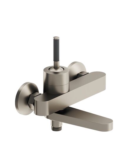 Купить 291000200 Arc, смеситель для ванной и душа, никель (291000200) по цене 20290 руб., в Санкт-Петебруге в интернет магазине 100-Систем, а также дургие товары DAMIXA из раздела Смесители с коротким изливом и Смесители для ванны и душа