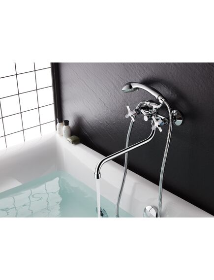 Купить Смеситель Lemark Promotion LM6051C для ванны (lm6051c) по цене 6440 руб., в Санкт-Петебруге в интернет магазине 100-Систем, а также дургие товары LEMARK из раздела Смесители с длинным изливом и Смесители для ванны и душа