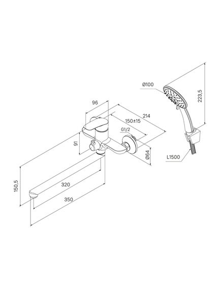 Купить Смеситель для ванны с длинными изливом, белый матовый, Rora, Milardo, RORWT00M10 (rorwt00m10) по цене 8890 руб., в Санкт-Петебруге в интернет магазине 100-Систем, а также дургие товары MILARDO из раздела Смесители с длинным изливом и Смесители для ванны и душа