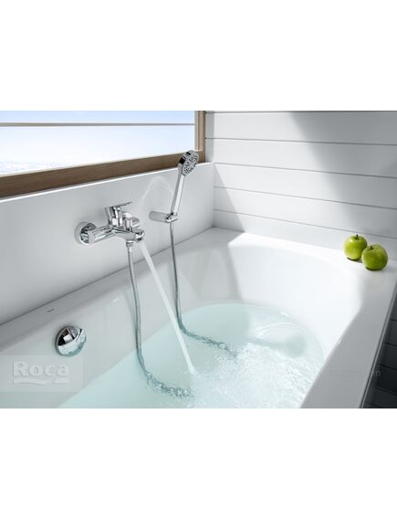 Купить Смеситель Roca L20 для ванны-душа, 5A0209C0M (5a0209c0m) по цене 7743.97 руб., в Санкт-Петебруге в интернет магазине 100-Систем, а также дургие товары ROCA из раздела Смесители с коротким изливом и Смесители для ванны и душа
