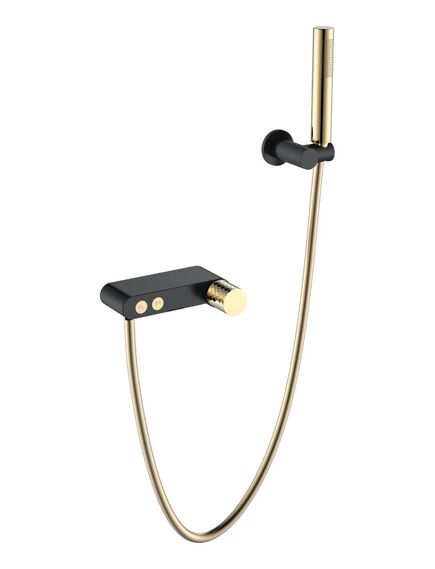 Купить Смеситель STICK для ванны BLACK DIAMOND GOLD (123-bg) по цене 44858 руб., в Санкт-Петебруге в интернет магазине 100-Систем, а также дургие товары BOHEME из раздела Смесители с коротким изливом и Смесители для ванны и душа