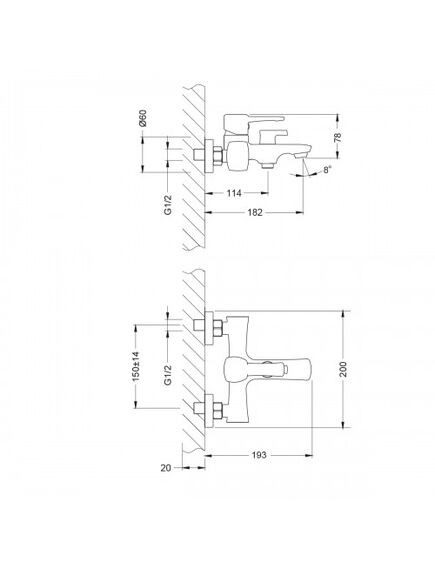 Купить Смеситель Lemark Evitta LM0514C для ванны (LM0514C) по цене 7290 руб., в Санкт-Петебруге в интернет магазине 100-Систем, а также дургие товары LEMARK из раздела Смесители с коротким изливом и Смесители для ванны и душа