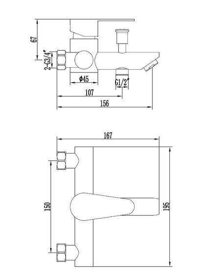 Купить Смеситель "Orlando"  д/ван, кор/изл, c акс., арт. OL 54 (ol 54) по цене 7590 руб., в Санкт-Петебруге в интернет магазине 100-Систем, а также дургие товары ESKO из раздела Смесители с коротким изливом и Смесители для ванны и душа