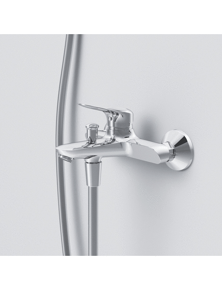 Купить F85C10000 Sunny, смеситель для ванны и душа, хром, шт (f85c10000) по цене 9390 руб., в Санкт-Петебруге в интернет магазине 100-Систем, а также дургие товары AM.PM из раздела Смесители с коротким изливом и Смесители для ванны и душа