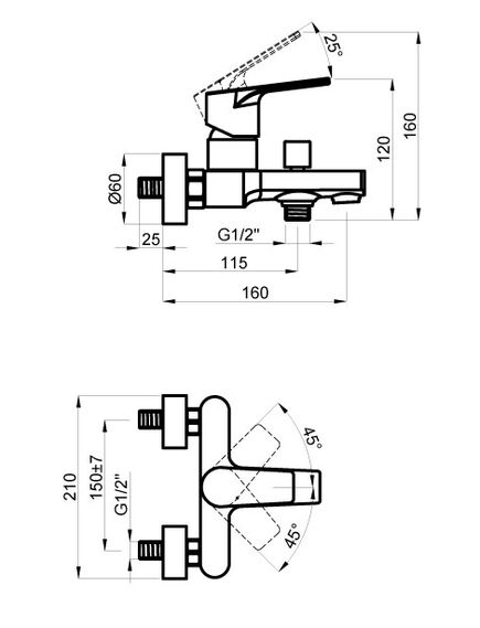 Купить Смеситель для ванны AZARIO TREYA с коротким изливом, хром (az-15680501) по цене 9738.14 руб., в Санкт-Петебруге в интернет магазине 100-Систем, а также дургие товары Azario из раздела Смесители с коротким изливом и Смесители для ванны и душа