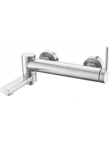 Купить ETNA Смеситель для ванны и душа, нержавеющая сталь, исполнение сатин ETN-VASM-IN (etn-vasm-in) по цене 8960 руб., в Санкт-Петебруге в интернет магазине 100-Систем, а также дургие товары BelBagno из раздела Смесители с коротким изливом и Смесители для ванны и душа