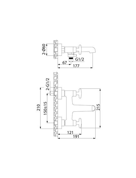 Купить Смеситель для ванны, Acros, IDDIS, ACRSB02i02WA (ACRSB02I02WA) по цене 8990 руб., в Санкт-Петебруге в интернет магазине 100-Систем, а также дургие товары IDDIS из раздела Смесители с коротким изливом и Смесители для ванны и душа
