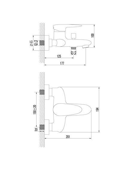 Купить Смеситель Lemark Status LM4402C для ванны (lm4402c) по цене 7280 руб., в Санкт-Петебруге в интернет магазине 100-Систем, а также дургие товары LEMARK из раздела Смесители с коротким изливом и Смесители для ванны и душа