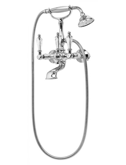 Купить Смеситель Cezares Diamond DIAMOND-VD-01-Sw для ванны с душем (diamond-vd-01-sw) по цене 72280 руб., в Санкт-Петебруге в интернет магазине 100-Систем, а также дургие товары CEZARES из раздела Смесители с коротким изливом и Смесители для ванны и душа