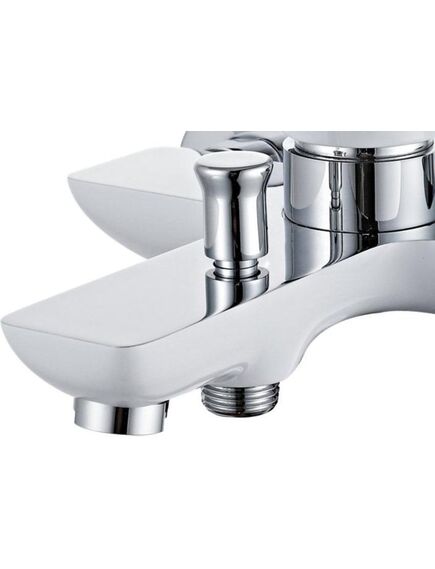 Купить Смеситель для ванны с душем Aquanet Arctic AF520-20СW (af520-20сw) по цене 10610 руб., в Санкт-Петебруге в интернет магазине 100-Систем, а также дургие товары AQUANET из раздела Смесители с коротким изливом и Смесители для ванны и душа