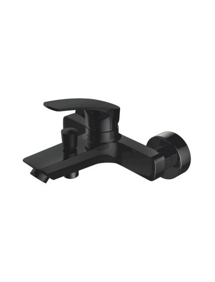 Купить Смеситель для ванны с душем Aquanet Static Black AF330-20B (af330-20b) по цене 9220 руб., в Санкт-Петебруге в интернет магазине 100-Систем, а также дургие товары AQUANET из раздела Смесители с коротким изливом и Смесители для ванны и душа