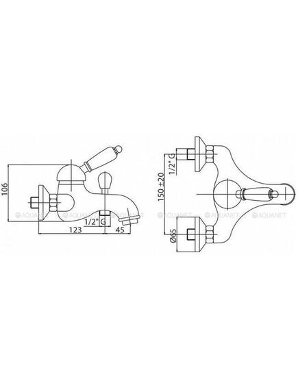 Купить Смеситель для ванны и душа Cezares ELITE-VM-03/24-M, золото (elite-vm-03/24-m) по цене 45170 руб., в Санкт-Петебруге в интернет магазине 100-Систем, а также дургие товары CEZARES из раздела Смесители с коротким изливом и Смесители для ванны и душа