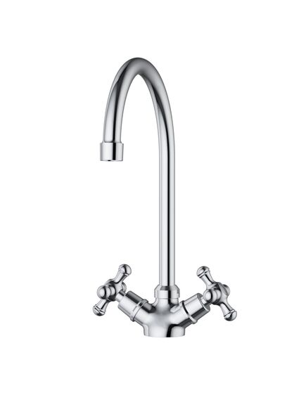 Купить Смеситель для кухни Damixa Retro 230000000 Хром (230000000) по цене 6890 руб., в Санкт-Петебруге в интернет магазине 100-Систем, а также дургие товары RedBlu by Damixa из раздела Вентильные смесители и Смесители для кухни