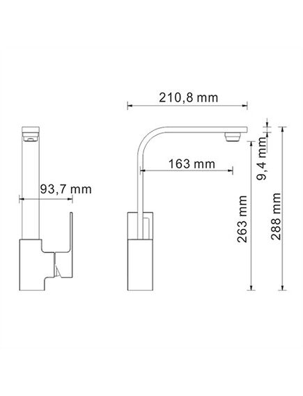 Купить Смеситель WasserKraft Alme 1507 для кухни. хром (1507) по цене 8976 руб., в Санкт-Петебруге в интернет магазине 100-Систем, а также дургие товары WasserKRAFT из раздела Рычажные смесители и Смесители для кухни