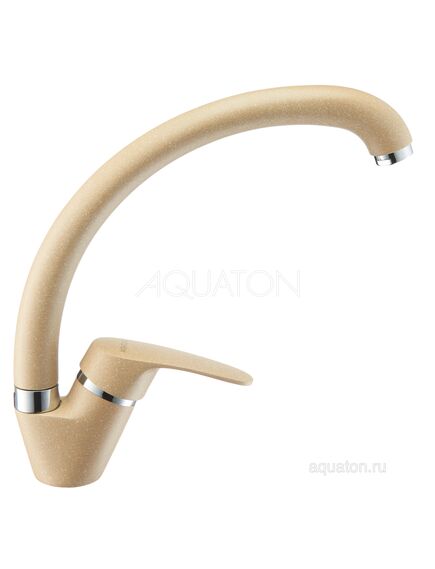 Купить Смеситель AQUATON Нимо латте 1AX002FCXX260 (1ax002fcxx260) по цене 6015.2 руб., в Санкт-Петебруге в интернет магазине 100-Систем, а также дургие товары AQUATON из раздела Рычажные смесители и Смесители для кухни