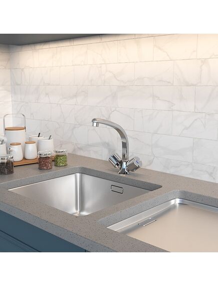 Купить Смеситель для кухни Paini Tevere (10cr571ffqlmkm) по цене 4123 руб., в Санкт-Петебруге в интернет магазине 100-Систем, а также дургие товары Paini из раздела Вентильные смесители и Смесители для кухни