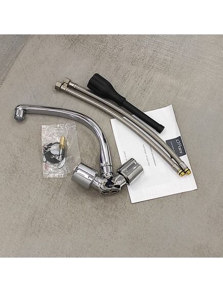 Купить Смеситель для кухни Paini Tevere (10cr571ffqlmkm) по цене 4123 руб., в Санкт-Петебруге в интернет магазине 100-Систем, а также дургие товары Paini из раздела Вентильные смесители и Смесители для кухни