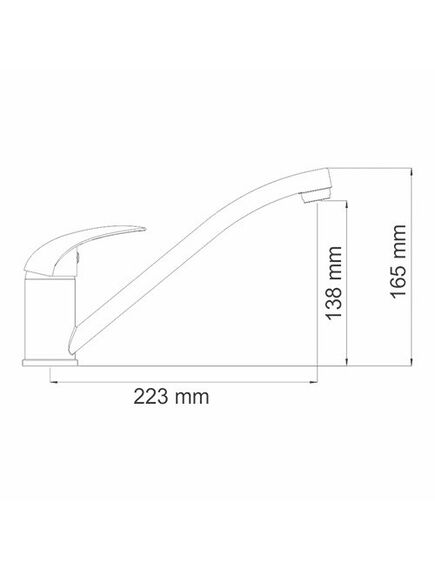 Купить Смеситель для кухни WasserKRAFT Isen 2607 Хром (2607) по цене 7480 руб., в Санкт-Петебруге в интернет магазине 100-Систем, а также дургие товары WasserKRAFT из раздела Рычажные смесители и Смесители для кухни