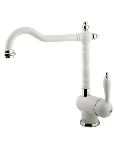 Купить Смеситель Timo Morea 2406F White (2406f white-matt) по цене 10190 руб., в Санкт-Петебруге в интернет магазине 100-Систем, а также дургие товары TIMO из раздела Рычажные смесители и Смесители для кухни