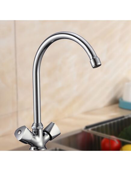 Купить Смеситель для кухни TEPLO, TEP04-110 (tep04-110) по цене 2890 руб., в Санкт-Петебруге в интернет магазине 100-Систем, а также дургие товары Wesnaart из раздела Вентильные смесители и Смесители для кухни