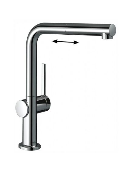 Купить HG Talis, смес. 72809 д/кухни, 270мм, повор/выдв/излив 60°/110°/150°/360°, 1jet, sBox, хром (72809000) по цене 32090.59 руб., в Санкт-Петебруге в интернет магазине 100-Систем, а также дургие товары HANSGROHE из раздела Рычажные смесители и Смесители для кухни
