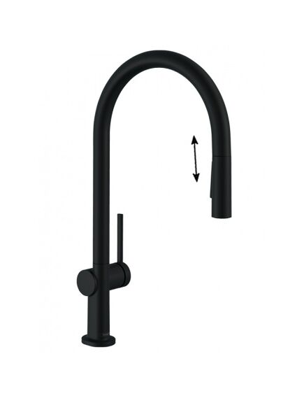 Купить HG Talis, смес. 72801 д/кухни, 210мм, повор/выдв/излив 60°/110°/150°/360°, 2jet, sBox, мат/черн (72801670) по цене 111296.53 руб., в Санкт-Петебруге в интернет магазине 100-Систем, а также дургие товары HANSGROHE из раздела Рычажные смесители и Смесители для кухни
