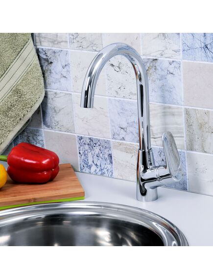 Купить Смеситель для кухни WasserKRAFT Vils 5607 Хром (5607) по цене 9120 руб., в Санкт-Петебруге в интернет магазине 100-Систем, а также дургие товары WasserKRAFT из раздела Рычажные смесители и Смесители для кухни