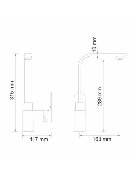 Купить Смеситель WasserKraft Dinkel 5807 для кухни. хром (5807) по цене 8976 руб., в Санкт-Петебруге в интернет магазине 100-Систем, а также дургие товары WasserKRAFT из раздела Рычажные смесители и Смесители для кухни