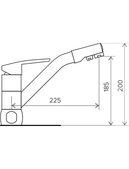 Купить Смеситель Tolero Дуо 694913 для кухонной мойки, белый (694913) по цене 15080 руб., в Санкт-Петебруге в интернет магазине 100-Систем, а также дургие товары POLYGRAN из раздела Рычажные смесители и Смесители для кухни