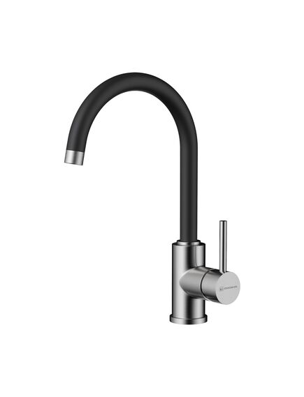 Купить Кухонный смеситель Omoikiri Shinagawa-BN-BL (4994252) по цене 10088 руб., в Санкт-Петебруге в интернет магазине 100-Систем, а также дургие товары Omoikiri из раздела Рычажные смесители и Смесители для кухни
