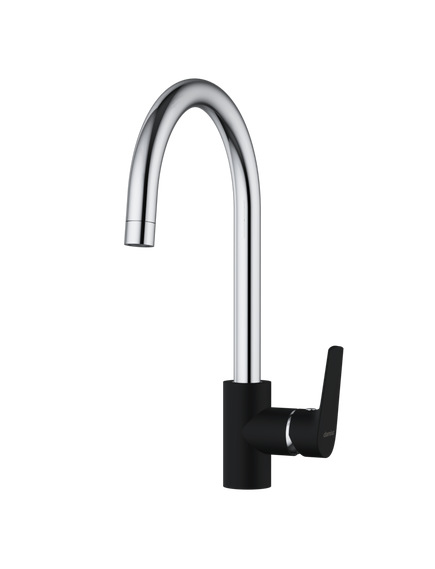 Купить 790720000 Origin Balance смеситель для кухни двухцветный черный (790720000) по цене 7290 руб., в Санкт-Петебруге в интернет магазине 100-Систем, а также дургие товары RedBlu by Damixa из раздела Рычажные смесители и Смесители для кухни