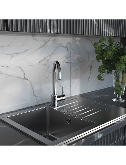 Купить Смеситель для кухни Paini Cox 78CR572 (78cr572) по цене 9957 руб., в Санкт-Петебруге в интернет магазине 100-Систем, а также дургие товары Paini из раздела Рычажные смесители и Смесители для кухни