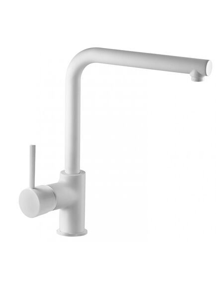 Купить Смеситель для кухонной мойки Azario EVANS Керамический картридж, цвет Белый  (az-152944316) по цене 5936 руб., в Санкт-Петебруге в интернет магазине 100-Систем, а также дургие товары Azario из раздела Рычажные смесители и Смесители для кухни