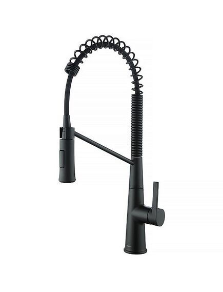 Купить Смеситель выдвижной для кухни, черный (az-vgt569183pa) по цене 11595 руб., в Санкт-Петебруге в интернет магазине 100-Систем, а также дургие товары Azario из раздела Рычажные смесители и Смесители для кухни