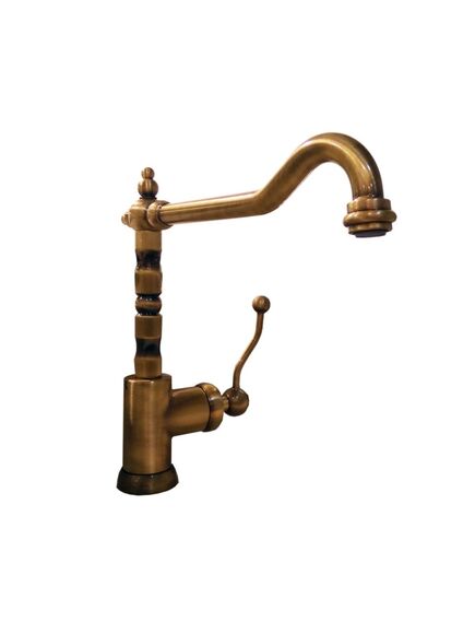 Купить Смеситель для кухни Paini Duomo, старая бронза (88f3572km) по цене 13960 руб., в Санкт-Петебруге в интернет магазине 100-Систем, а также дургие товары Paini из раздела Рычажные смесители и Смесители для кухни