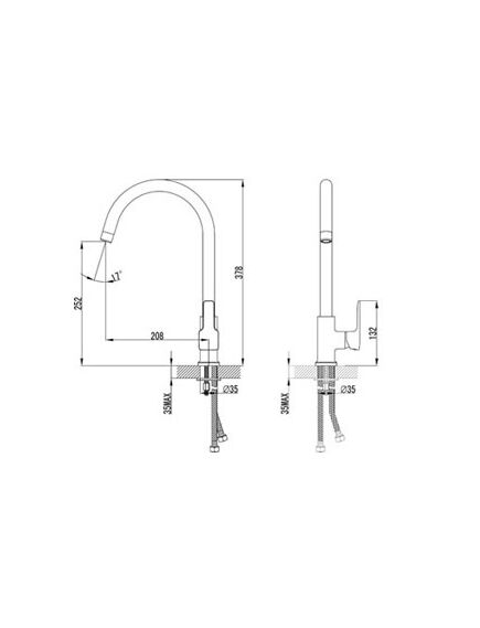 Купить Смеситель Lemark Basis LM3605C для кухни (LM3605C) по цене 5280 руб., в Санкт-Петебруге в интернет магазине 100-Систем, а также дургие товары LEMARK из раздела Рычажные смесители и Смесители для кухни