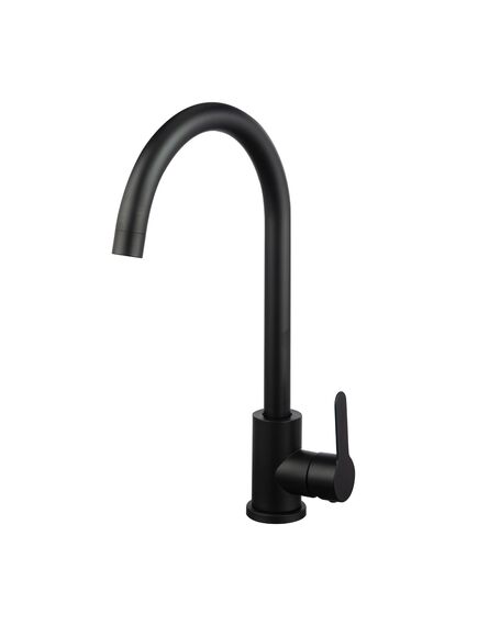 Купить Смеситель для кухни из нержавеющей стали EKO, EKO05-110Black (eko05-110black) по цене 3190 руб., в Санкт-Петебруге в интернет магазине 100-Систем, а также дургие товары Wesnaart из раздела Рычажные смесители и Смесители для кухни