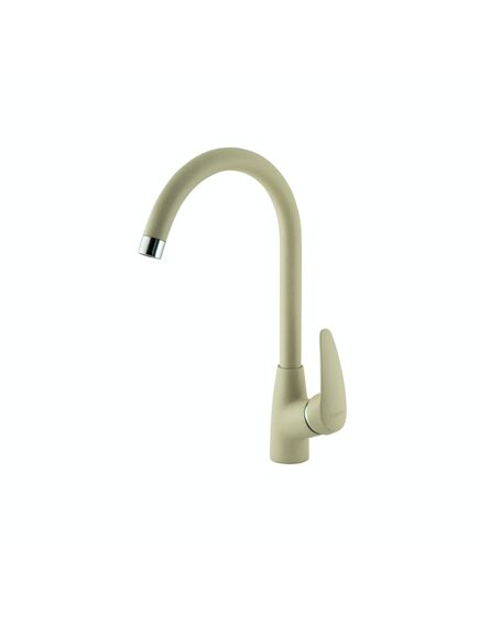 Купить Смеситель для кухни Lemark LINARA LM0405 с высоким поворотным изливом, цвет: бежевый (lm0405pbg) по цене 8370 руб., в Санкт-Петебруге в интернет магазине 100-Систем, а также дургие товары LEMARK из раздела Рычажные смесители и Смесители для кухни
