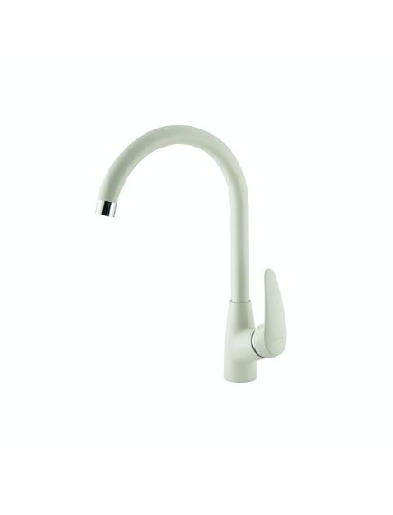 Купить Смеситель для кухни Lemark LINARA LM0405 с высоким поворотным изливом, цвет: жасмин (lm0405pjs) по цене 8370 руб., в Санкт-Петебруге в интернет магазине 100-Систем, а также дургие товары LEMARK из раздела Рычажные смесители и Смесители для кухни
