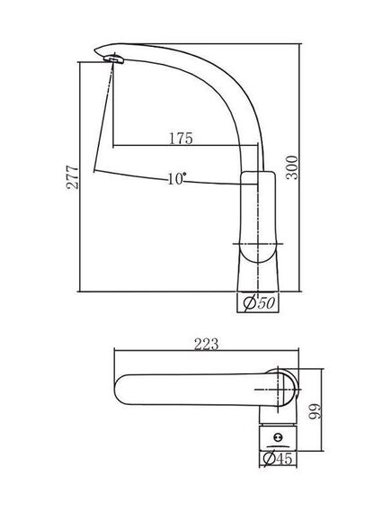 Купить Смеситель для кухни Aquanet Arctic AF520-41СW (af520-41сw) по цене 10340 руб., в Санкт-Петебруге в интернет магазине 100-Систем, а также дургие товары AQUANET из раздела Рычажные смесители и Смесители для кухни