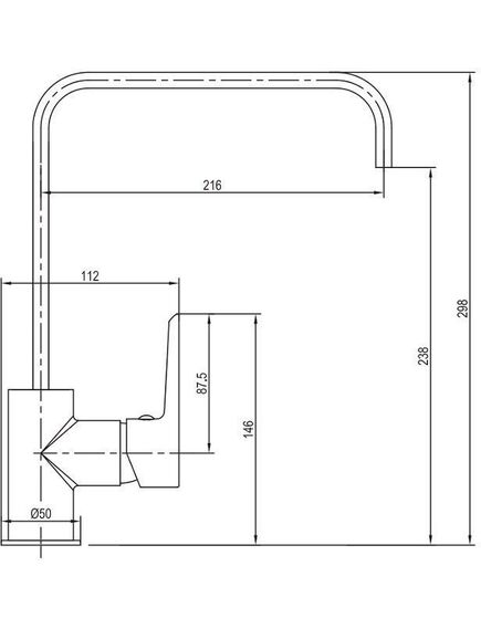 Купить Смеситель для кухни Aquanet Logic AF320-41С (AF320-41C) по цене 5990 руб., в Санкт-Петебруге в интернет магазине 100-Систем, а также дургие товары AQUANET из раздела Рычажные смесители и Смесители для кухни