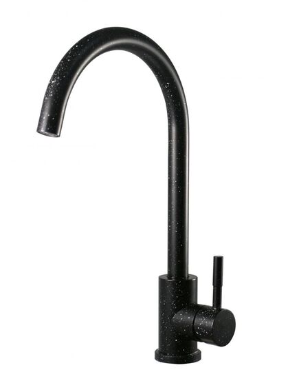 Купить Смеситель д/кухни, R-излив, Black, арт. K45 Black (K45 BLACK) по цене 5990 руб., в Санкт-Петебруге в интернет магазине 100-Систем, а также дургие товары ESKO из раздела Рычажные смесители и Смесители для кухни