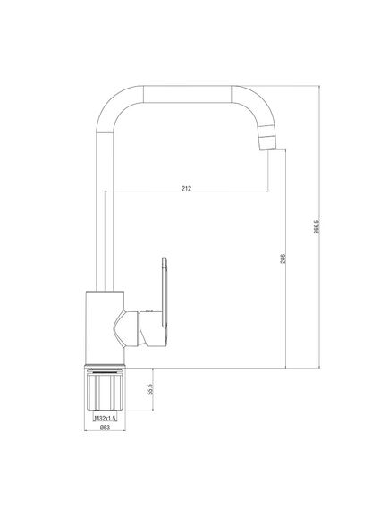 Купить См-ль "Waterfall" д/кухни, Г-излив, арт. WF 519 (wf519) по цене 2799 руб., в Санкт-Петебруге в интернет магазине 100-Систем, а также дургие товары  из раздела Рычажные смесители и Смесители для кухни