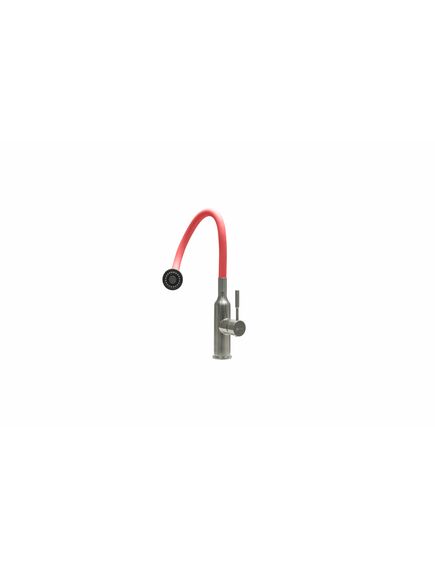 Купить Смеситель Lemark Expert LM5082S-Red для кухни с гибким изливом (lm5082s-red) по цене 6330 руб., в Санкт-Петебруге в интернет магазине 100-Систем, а также дургие товары LEMARK из раздела Рычажные смесители и Смесители для кухни